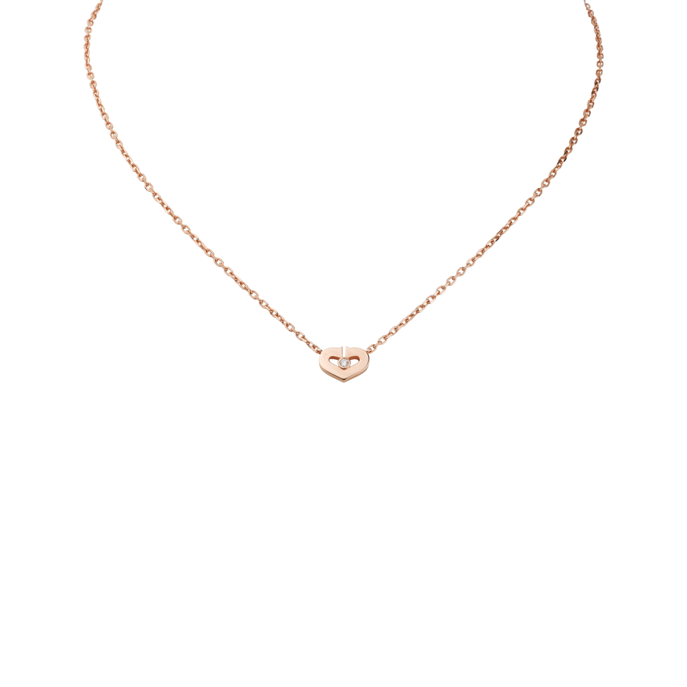 Ca*t*er heart shaped necklace b3040400